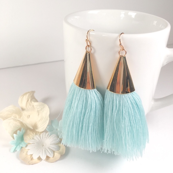 Boho Tassel Drop Dangle Earrings - Picture 5 of 9
